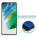 Pellicola in vetro temperato privacy per Samsung Galaxy S21 FE