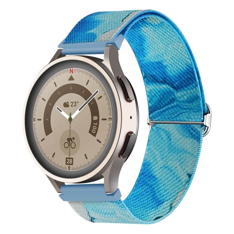 Cinturino per orologio con fibbia intrecciata in nylon colorato dipinto da 22 mm, For Coros Apex Pro / Apex 46mm