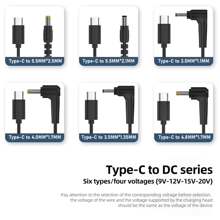 Cavo adattatore da alimentazione CC a USB Tipo C 4,0x1,7 mm