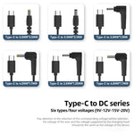 Cavo adattatore alimentazione CC a USB Tipo C 5,5x2,5 mm
