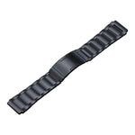 Cinturino per orologio in acciaio al titanio con fibbia HW a tre ceppi da 22 mm, For Huawei Watch 4 Pro/GT3/GT2 Porsche Ver
