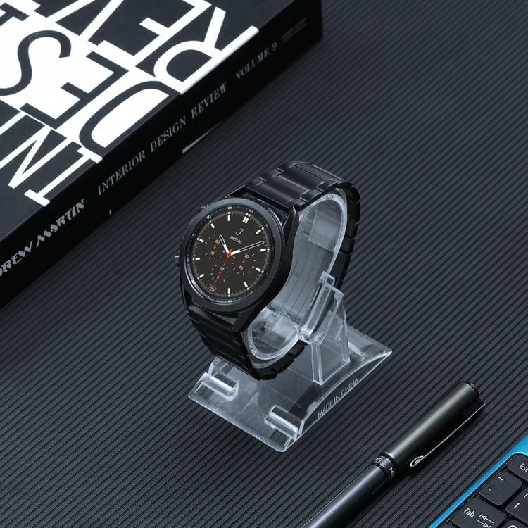 Cinturino per orologio in acciaio al titanio con fibbia HW a tre ceppi da 22 mm, For Huawei Watch 4 Pro/GT3/GT2 Porsche Ver