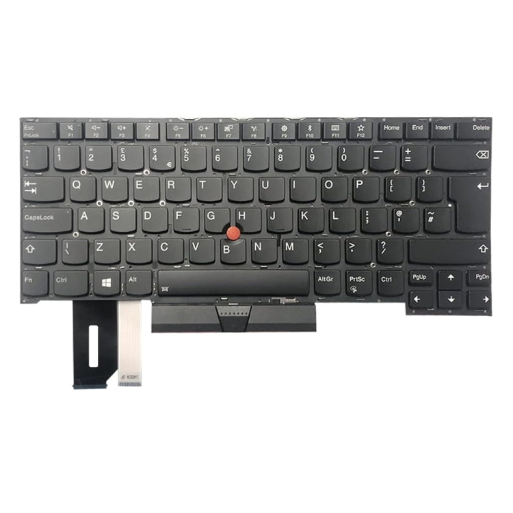 UK Version Laptop Keyboard, For Lenovo Thinkpad T490S 20NX 20NY