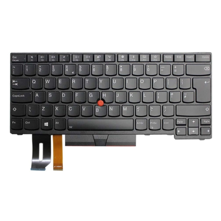 UK Version Backlit Laptop Keyboard, For Lenovo Thinkpad T480s E480 L480, For Lenovo ThinkPad X240 X250 20AL 20AM