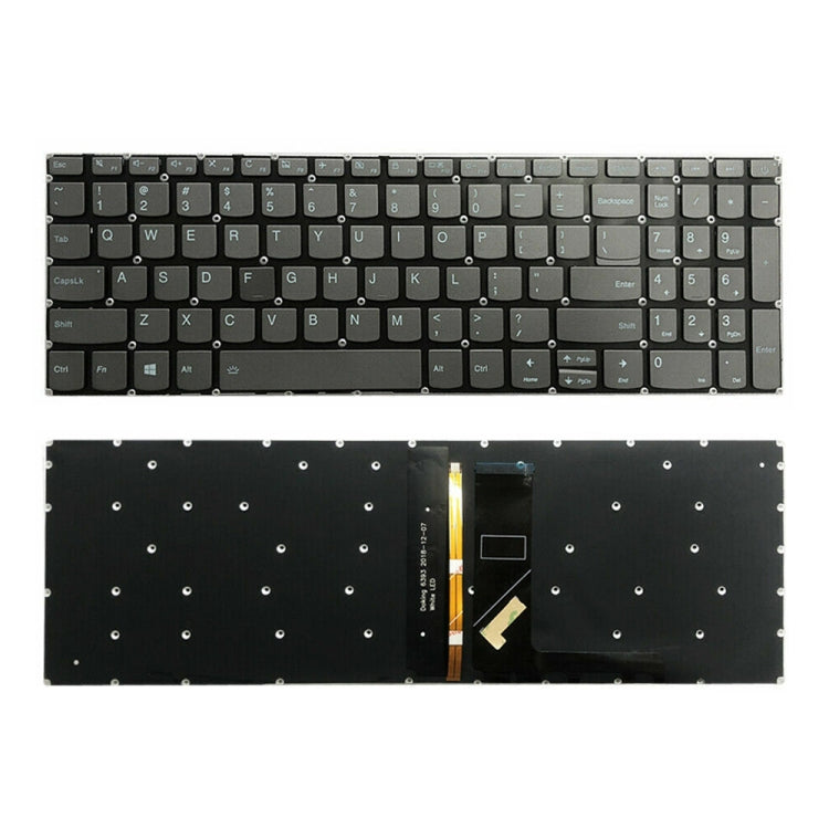 US Version Backlit Laptop Keyboard with Switch Key, For Lenovo Ideapad 320-15ABR 320-15AST