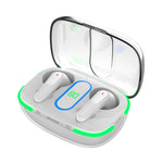 Gli auricolari Bluetooth Pro 70 con display digitale intelligente V5.3 supportano la ricarica wireless, Pro 70