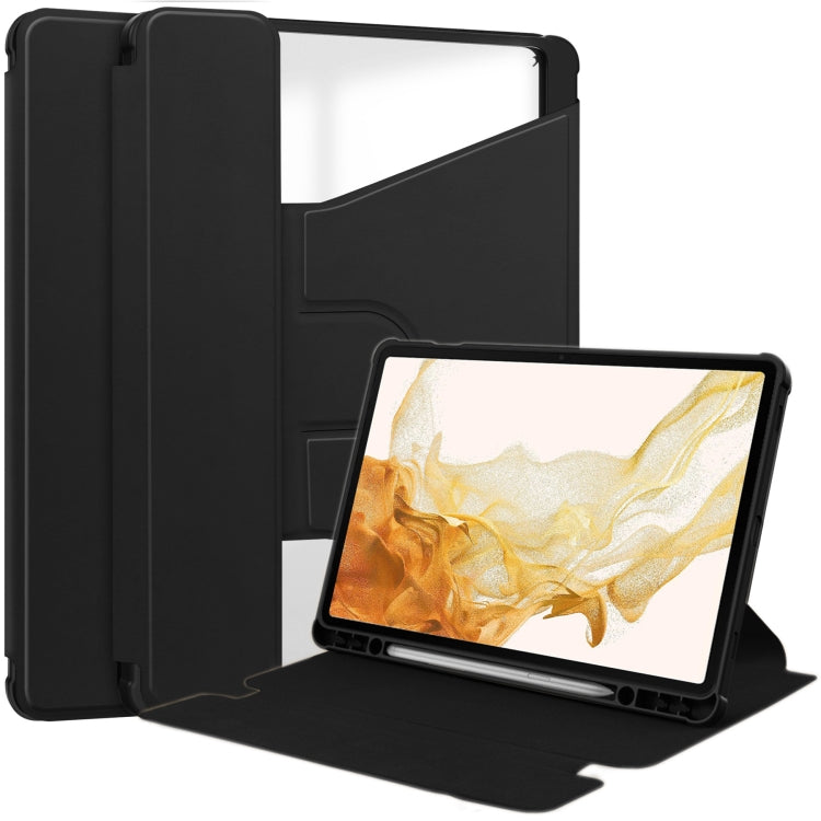 Custodia in pelle intelligente trasparente a rotazione 360, For Samsung Galaxy Tab S9, For Samsung Galaxy Tab S9+