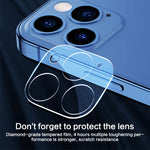 Pellicola per fotocamera posteriore in vetro temperato HD 3D, For iPhone 15 Pro Max, For iPhone 15 Pro, For iPhone 15 Plus, For iPhone 15