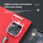 K30 Capsula Trasparente Display Digitale Touch Control Auricolari Bluetooth, K30