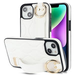 Custodia per telefono in PU con anello a copertura totale antiscivolo con cinturino, For iPhone 13 Pro, For iPhone 13, For iPhone 13 mini