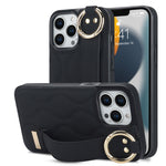 Custodia per telefono in PU con anello a copertura totale antiscivolo con cinturino, For iPhone 13 Pro, For iPhone 13, For iPhone 13 mini