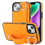 Custodia per telefono in PU con anello a copertura totale antiscivolo con cinturino, For iPhone 13 Pro, For iPhone 13, For iPhone 13 mini
