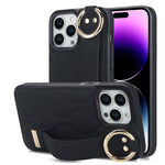Custodia per telefono in PU con anello a copertura totale antiscivolo con cinturino, For iPhone 14 Pro, For iPhone 14 Pro Max, For iPhone 13 Pro Max