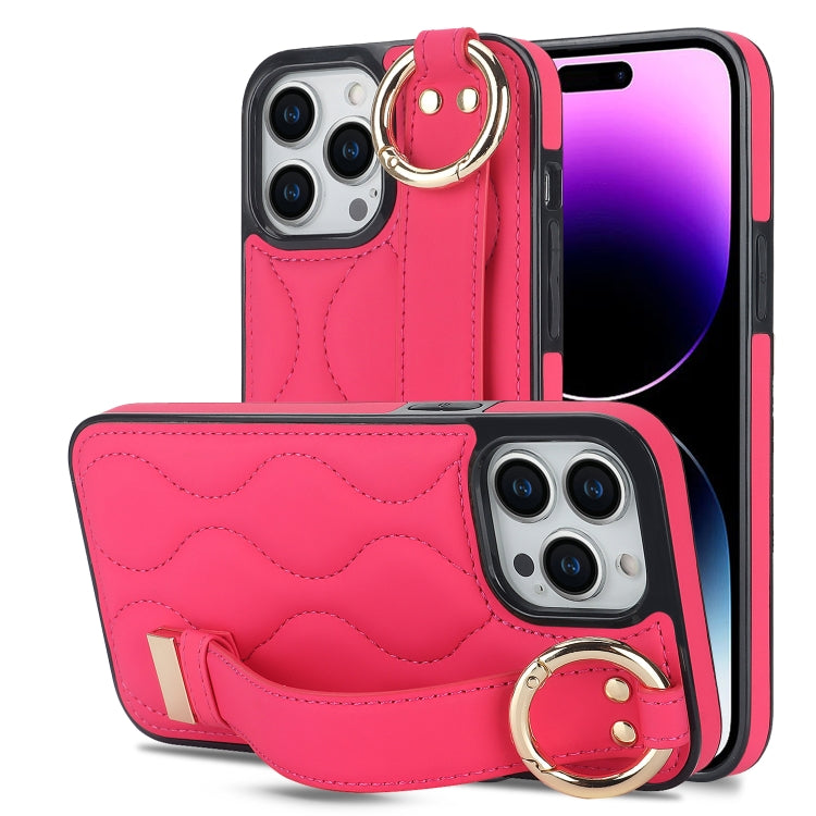 Custodia per telefono in PU con anello a copertura totale antiscivolo con cinturino, For iPhone 14 Pro, For iPhone 14 Pro Max, For iPhone 13 Pro Max