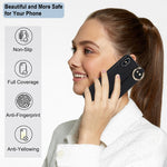 Custodia per telefono in PU con anello a copertura totale antiscivolo con cinturino, For iPhone XS / X, For iPhone XR, For iPhone XS Max