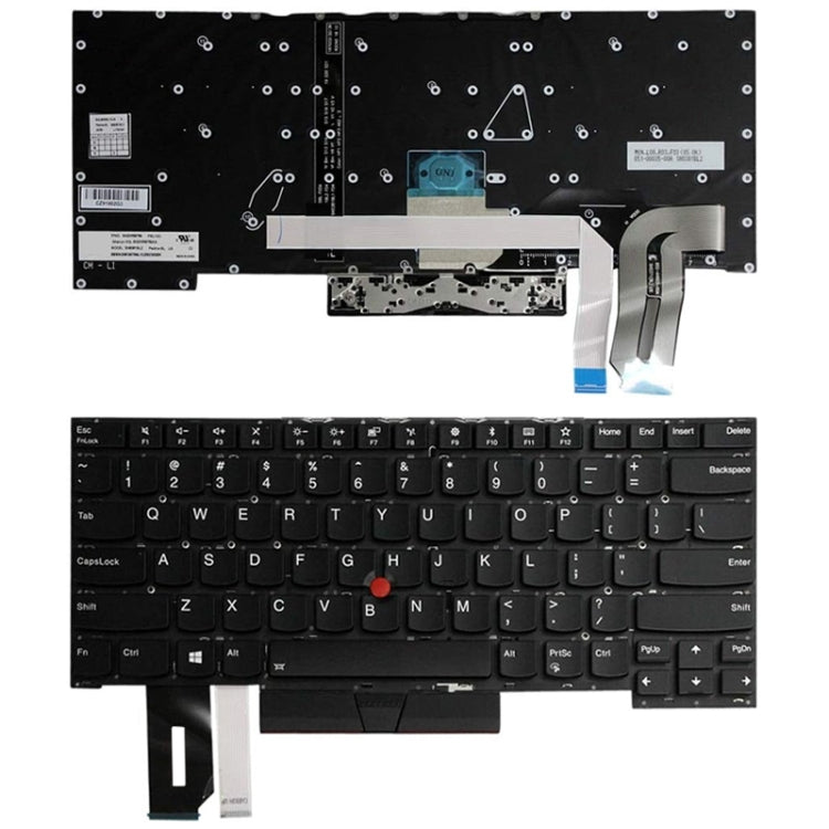 English Enter Key Backlit Laptop Keyboard For Lenovo ThinkPad P1 X1 Extreme X1