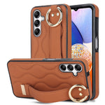 Custodia per telefono in PU con anello a copertura totale antiscivolo con cinturino, For Samsung Galaxy A14 4G / 5G, For Samsung Galaxy A54 5G, For Samsung Galaxy S23 Ultra