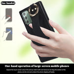 Custodia per telefono in PU con anello a copertura totale antiscivolo con cinturino, For Samsung Galaxy Note20