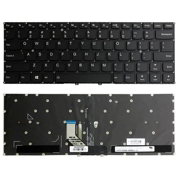 Tastiera retroilluminata per laptop senza cornice, For Lenovo Yoga 910-13JKB / Yoga 5 Pro