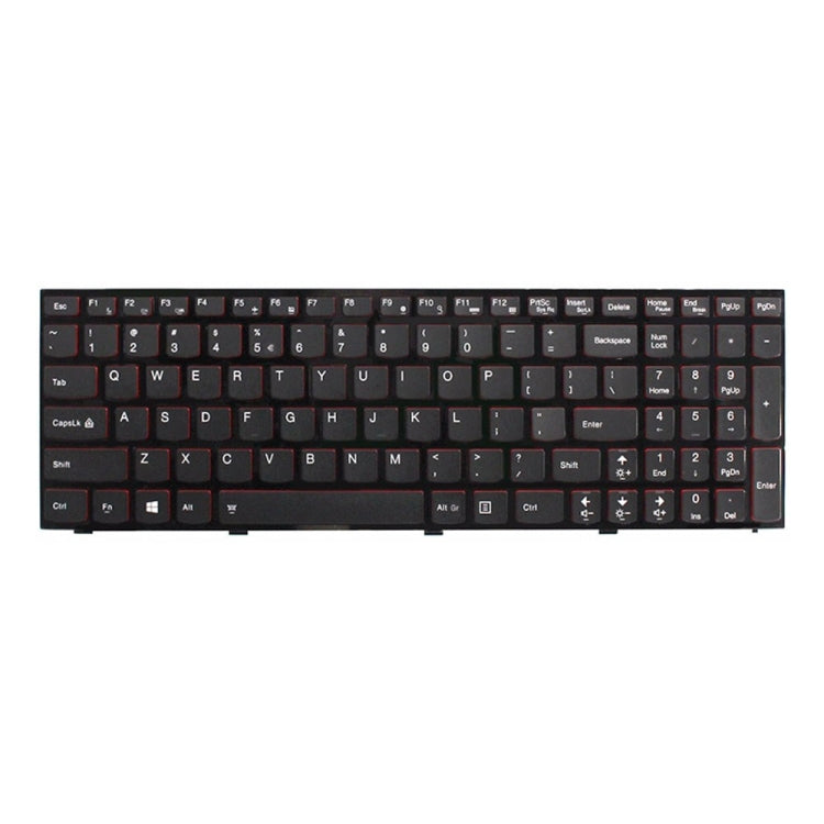 US Version Backlit Laptop Keyboard with Frame, For Lenovo IBM Y500 / Y500N / Y510P / Y590