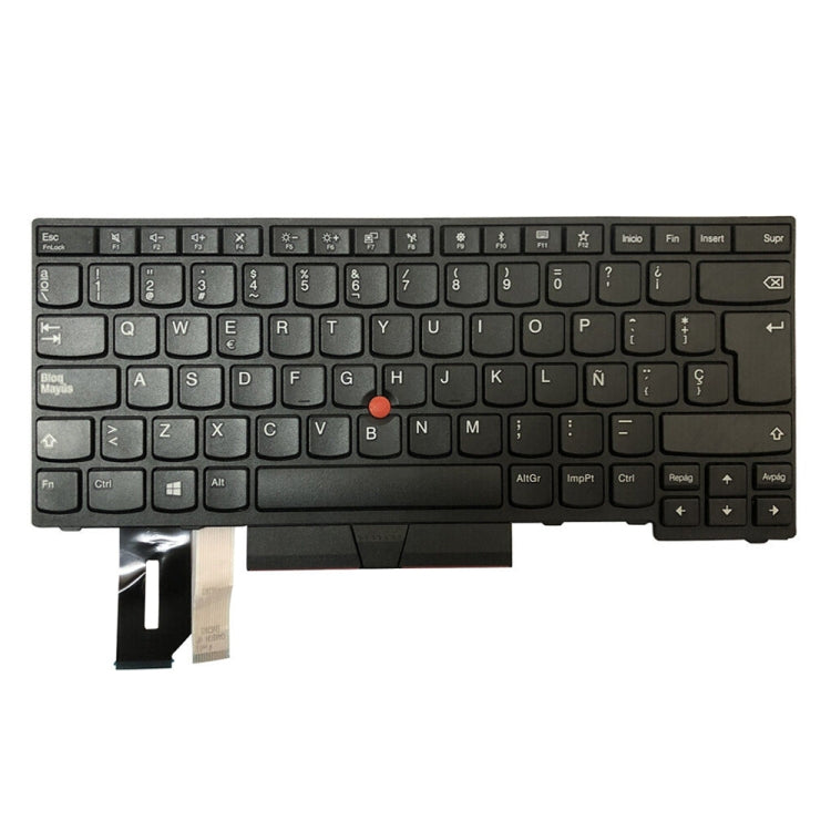 Spanish Version Backlit Laptop Keyboard, For Lenovo ThinkPad E480 / E495 / L480, For Lenovo ThinkPad T490s / T495s, For Lenovo ThinkPad E580 / L580 / E585