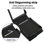 Custodia per telefono in PU con borsa per carte a trama rombica con cordino lungo, For Galaxy Z Flip8 5G, For Samsung Galaxy Z Flip7 FE / Flip6, For Samsung Galaxy Z Flip7 5G