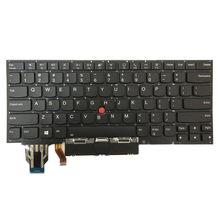 Tastiera per laptop retroilluminata versione USA con pulsante touchpad, For Lenovo ThinkPad X1 Yoga 4th Gen 20QF, For Lenovo ThinkPad X1 Yoga 5th Gen 20UB