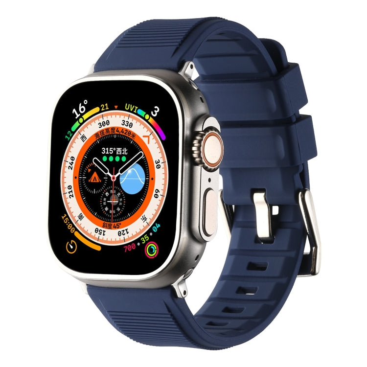 Cinturino in silicone a doppio anello, For Apple Watch 5 44mm, For Apple Watch 5 40mm