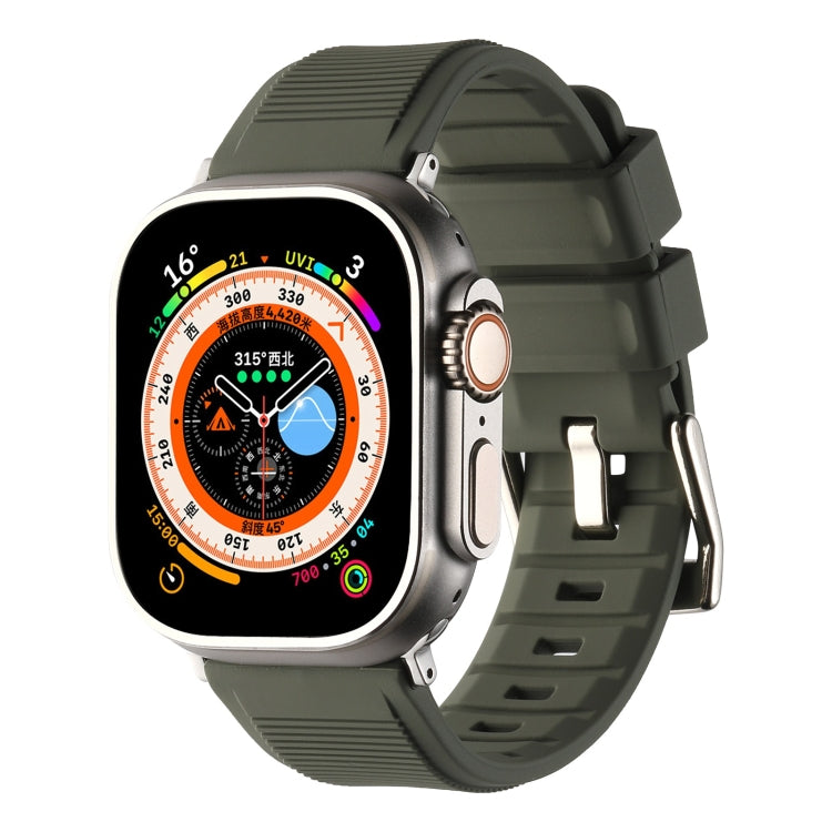 Cinturino in silicone a doppio anello, For Apple Watch 4 44mm, For Apple Watch 4 40mm