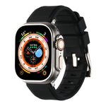 Cinturino in silicone a doppio anello, For Apple Watch 4 44mm, For Apple Watch 4 40mm