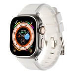 Cinturino in silicone a doppio anello, For Apple Watch 8 45mm, For Apple Watch Ultra 2 49mm