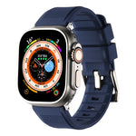 Cinturino in silicone a doppio anello, For Apple Watch SE 2022 44mm, For Apple Watch 9 41mm