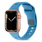Cinturino in silicone a strisce con fibbia quadrata, For Apple Watch 6 40mm