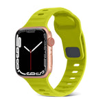 Cinturino in silicone a strisce con fibbia quadrata, For Apple Watch 42mm