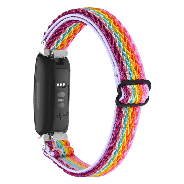 Cinturino per orologio in nylon intrecciato con fibbia, For Fitbit Inspire 3