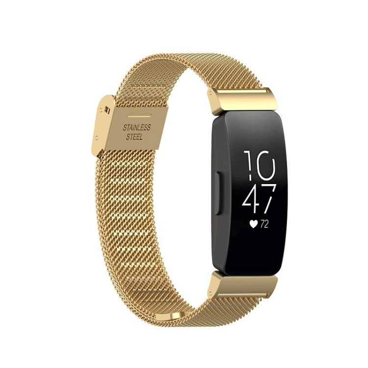 Cinturino per orologio in acciaio inossidabile a maglia fine con fibbia, For Fitbit Inspire 3