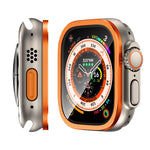 Pellicola temperata integrata con telaio in lega di alluminio, For Apple Watch Ultra 49mm