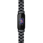 Cinturino per orologio in acciaio inossidabile con fibbia piatta a tre perline, For Fitbit Inspire 3