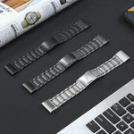 Cinturino per orologio in acciaio al titanio con cinque perline a sgancio rapido da 22 mm, For Garmin Forerunner 965/955/945/935