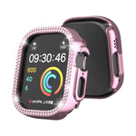 Cassa dell'orologio per PC con cavo a doppia fila di diamanti, For Apple Watch Ultra 2 / Ultra 49mm