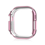 Cassa dell'orologio per PC con cavo a doppia fila di diamanti, For Apple Watch Ultra 2 / Ultra 49mm