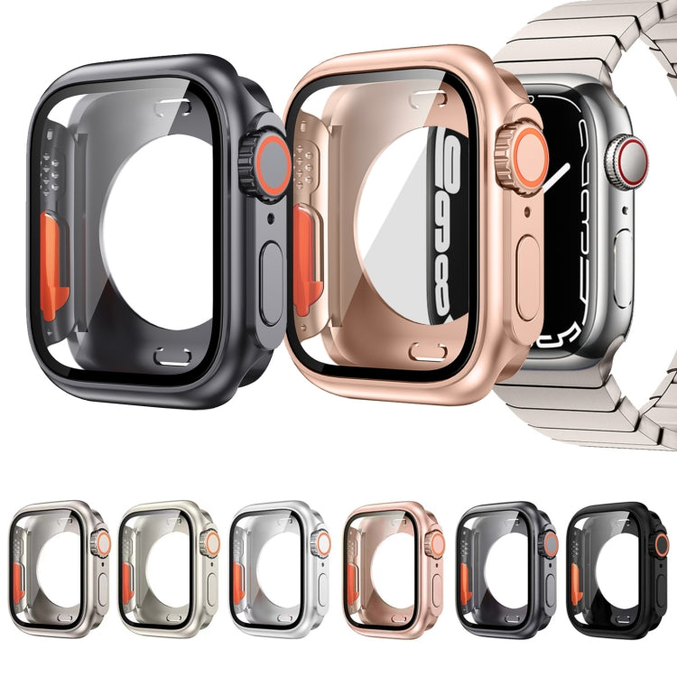 Passa alla custodia dell'orologio per PC ibrida con pellicola all-inclusive da 49 mm Ultra, For Apple Watch Series 6 / 5 / 4 / SE 44mm, For Apple Watch Series 6 / 5 / 4 / SE 40mm, For Apple Watch Series 9 / 8 / 7 45mm                                   ...