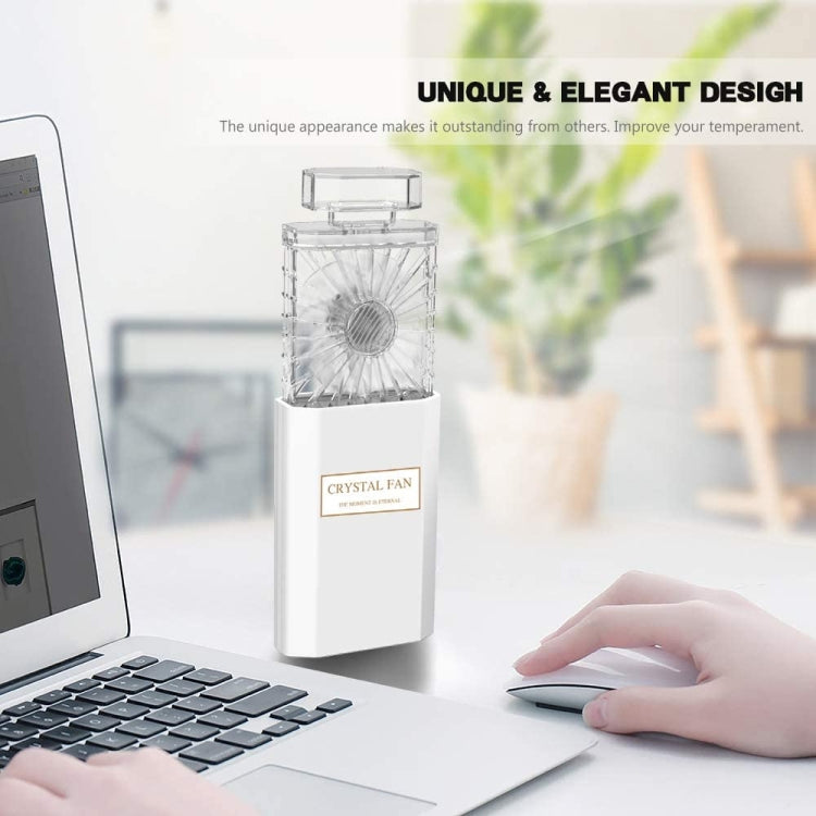 Ventilatore portatile USB a lama nascosta 3 velocità
