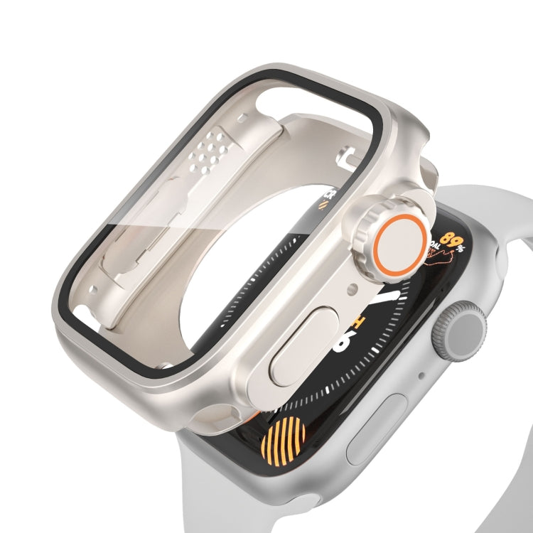Passa alla custodia dell'orologio per PC ibrida con pellicola all-inclusive ultra impermeabile da 49 mm, For Apple Watch Series 6 / 5 / 4 / SE 44mm, For Apple Watch Series 6 / 5 / 4 / SE 40mm, For Apple Watch Series 9 / 8 / 7 45mm                      ...