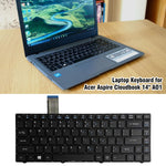 Tastiera per laptop versione USA, For Acer Chromebook 15 C910 / CB3-431, For Acer Aspire Cloudbook 14 A01