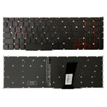 Tastiera per laptop con retroilluminazione rossa versione USA, For Acer Nitro 5 AN515-41, For Acer Nitro 5 AN515-43, For Acer Aspire VN7-793G
