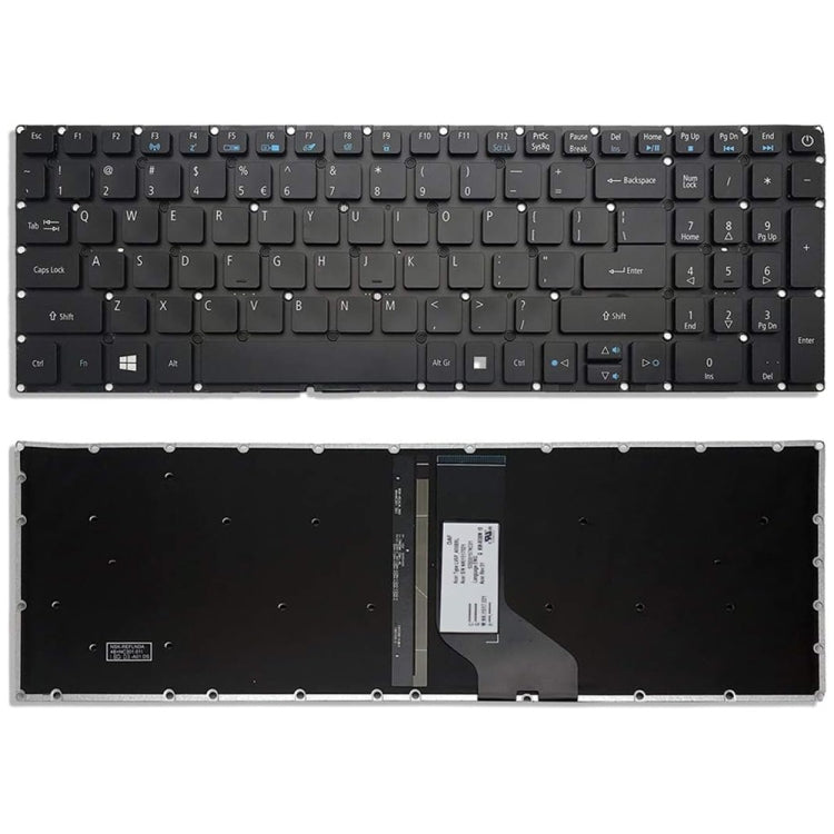 Tastiera del computer portatile, For Acer VN7-572 / VN7-572G, For Acer M5-481 / M5-481T, For Acer Aspire One 721 / AO721, For Acer E5-573 / E5-575