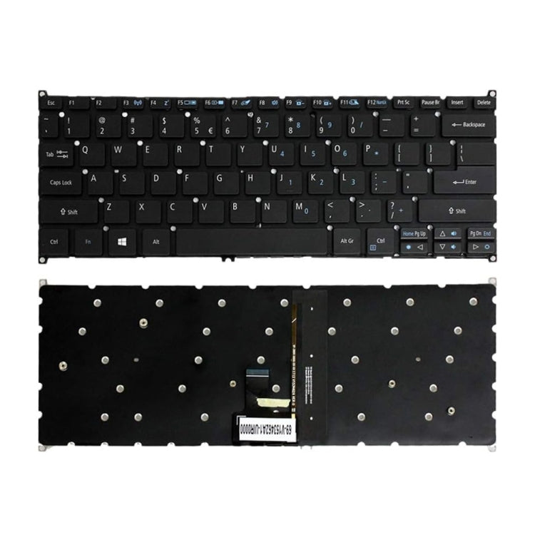 US Version Backlit Laptop Keyboard, For Acer R5-471, For Acer Swift 3 SF315-51, For Acer Swift 3 SF314-54