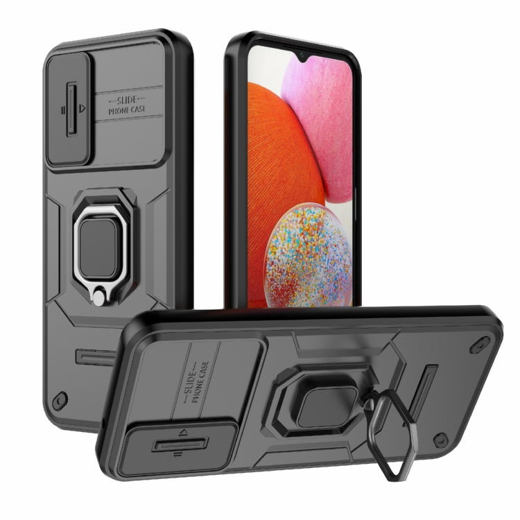 Custodia per telefono antiurto scorrevole Camshield TPU + PC con supporto, For Samsung Galaxy A14 5G, For Samsung Galaxy A13 4G, For Samsung Galaxy A13 5G