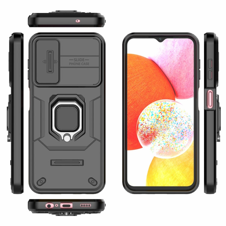 Custodia per telefono antiurto scorrevole Camshield TPU + PC con supporto, For Samsung Galaxy A14 5G, For Samsung Galaxy A13 4G, For Samsung Galaxy A13 5G